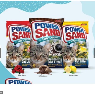  Cát vệ sinh cho mèo power sand - 15L