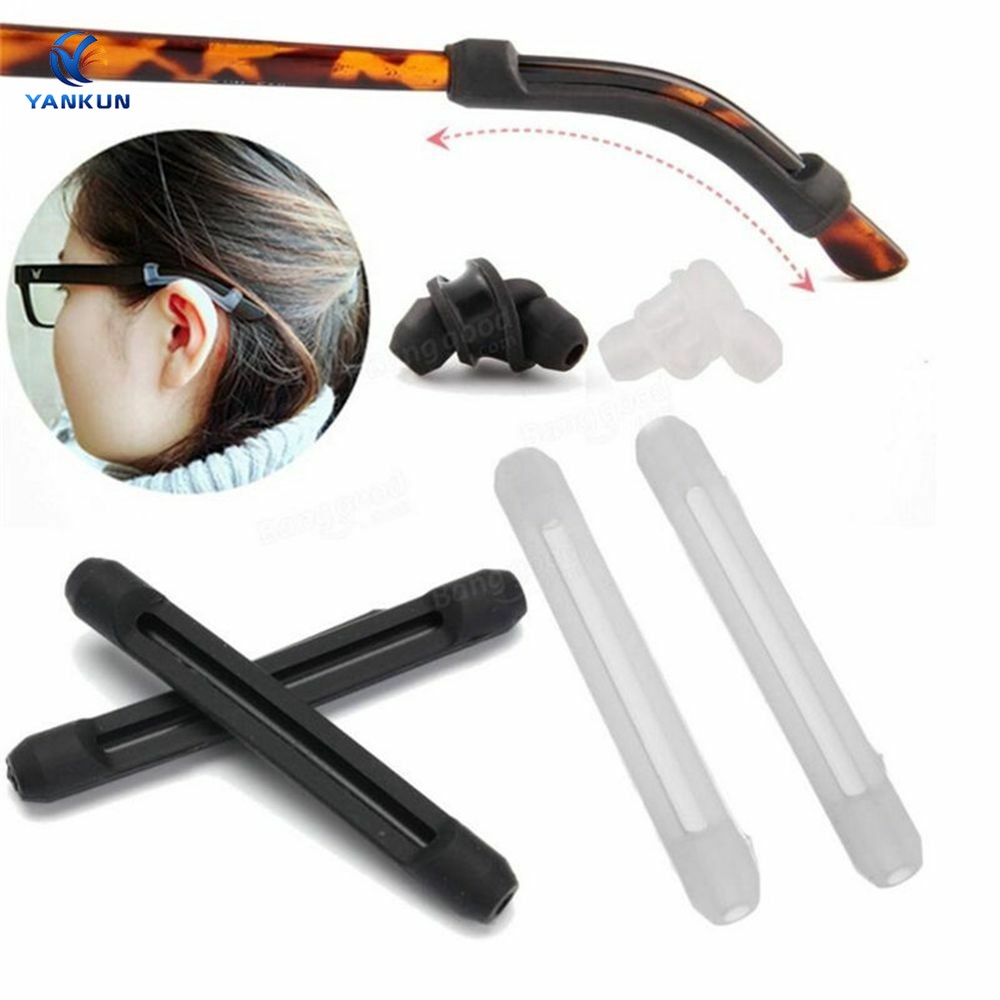 Miếng silicon móc tai giữ gọng kính chống trượt tiện dụng