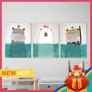 Bộ 3 Tranh Treo Tường Cho Con SẢN PHẨM ĐỘC QUYỀN