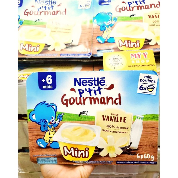 [T6/2022] Lốc 6 Hộp Váng Sữa Nestle Pháp 60g×6 date mới nhất