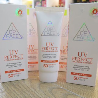Kem Chống Nắng Top Face UV Perfect SPF50+ PA+++ Hàn Quốc