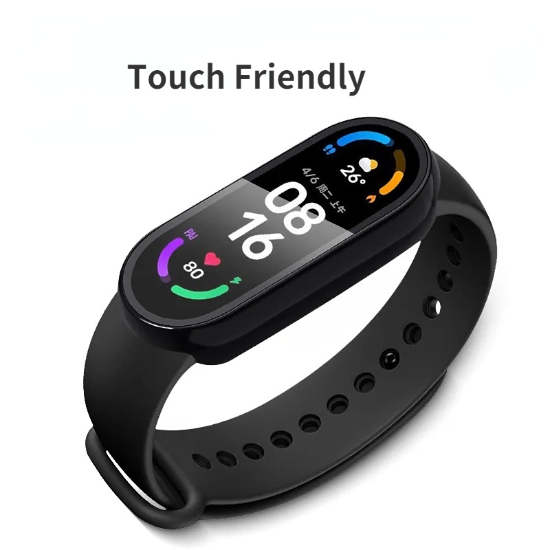 Ốp Lưng Chống Sốc Kèm Miếng Bảo Vệ Màn Hình Cho Xiaomi Mi Band 7 6/5/4/3