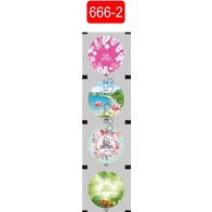 Màng ép ly nhựa MẪU MỚI 2023 1 CUỘN 2400 nắp hình đẹp, Màng ép cốc nhựa dễ thương,  ly pp mã 666.