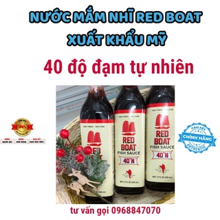 Nước mắm Red Boat - Nước mắm nhĩ truyền thống Phú Quốc 40N độ đạm tự nhiên chai 500ml