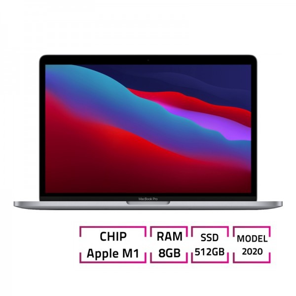 Laptop Apple MacBook pro M1 8- Core CPU/8-Core GPU/8GB RAM/512SSD/13.3 inch Mac-OS (MYD92/MYDC2)