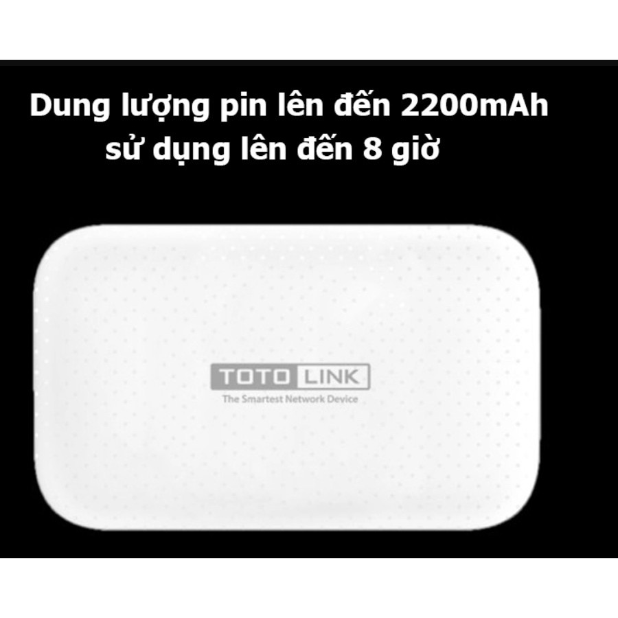 [ CHÍNH HÃNG] Bộ phát Wifi di động Totolink MF180 V2 4G 150Mbps