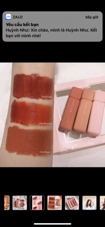 Set son kem Hold Live Mist Matte Lip 3 cây