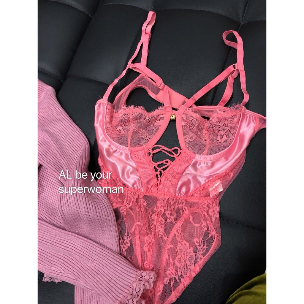 Bodysuit ren sexy 💝 Free ship 💝 gọng ngực quyến rũ