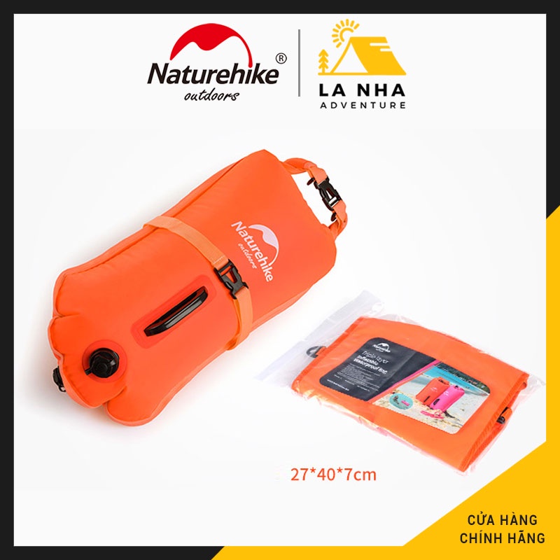 Phao tập bơi Naturehike kiêm túi chống nước 28L NH17S001-G - Chính hãng Là Nhà