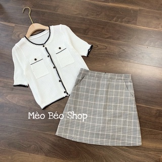 áo len mong 2 mau trang / den al704