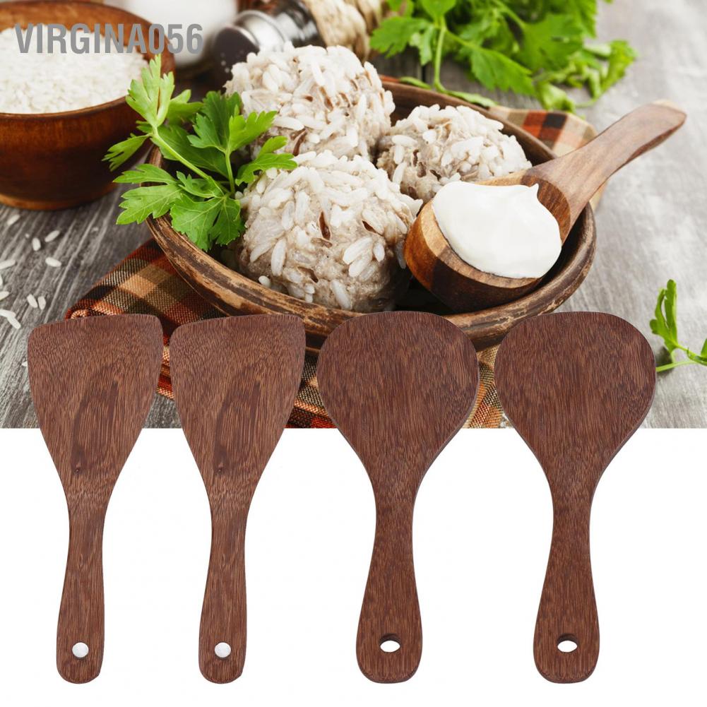 2 Vá múc cơm Virgina056 chất liệu gỗ thích hợp cho nhà bếp