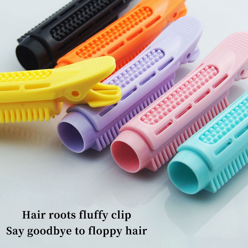 Kẹp lô cuốn tóc 6 màu làm phồng tóc nhanh chóng tiện lợi
