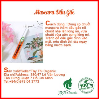 Mascara Dầu Gấc Dưỡng Mi
