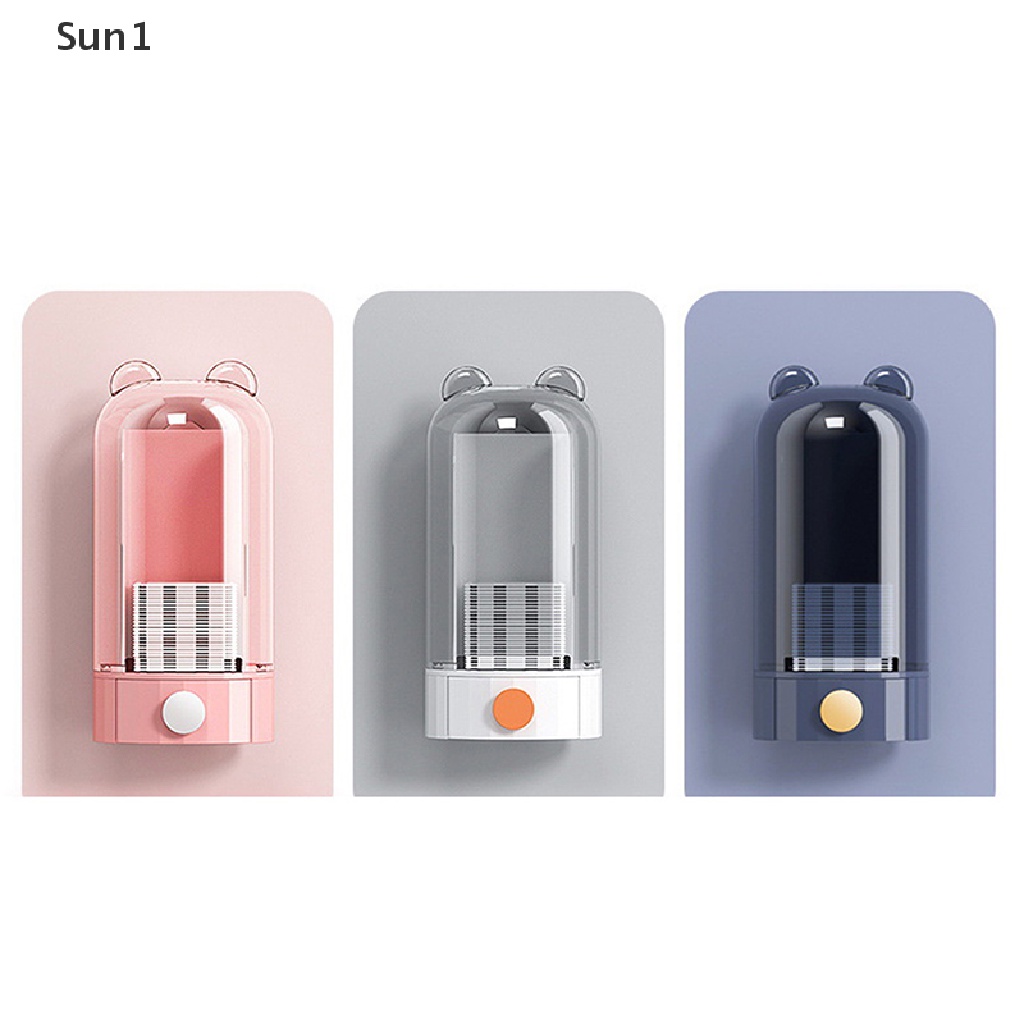 1 Hộp Đựng Bông Tẩy Trang Treo Tường Trong Suốt Tiện Dụng