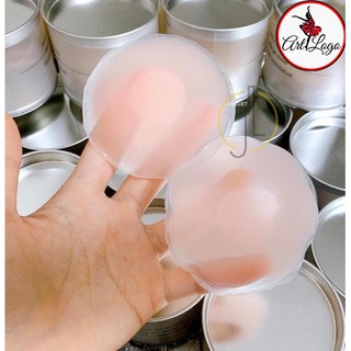 Miếng Dán Ngực Tàng Hình Silicon Siêu Dính Chắc (Hộp 5 CẶP)