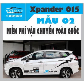Tem dán ô tô xpander 015  (MIỄN PHÍ VẬN CHUYỂN TOÀN QUỐC)