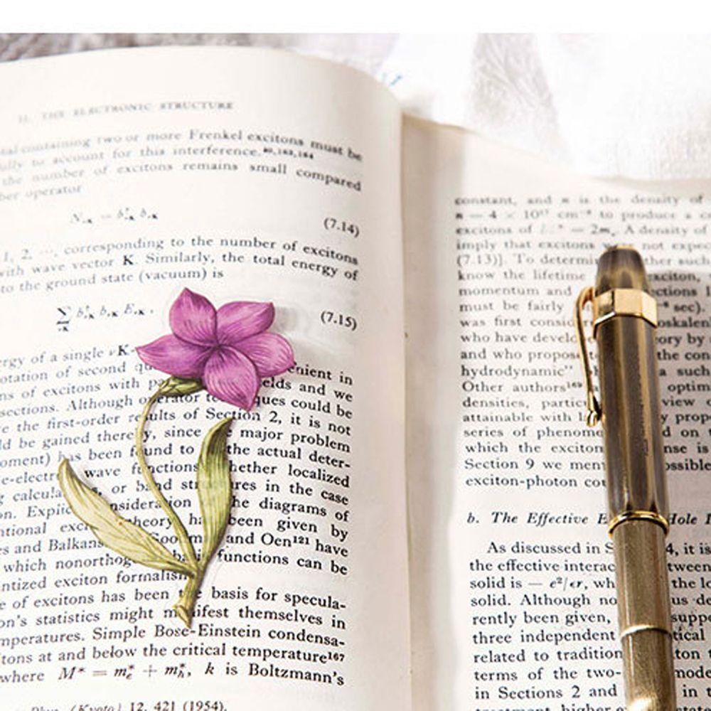 Miếng Dán PET Chống Thấm Nước Họa Tiết Hoa Trang Trí Sổ Tay DIY