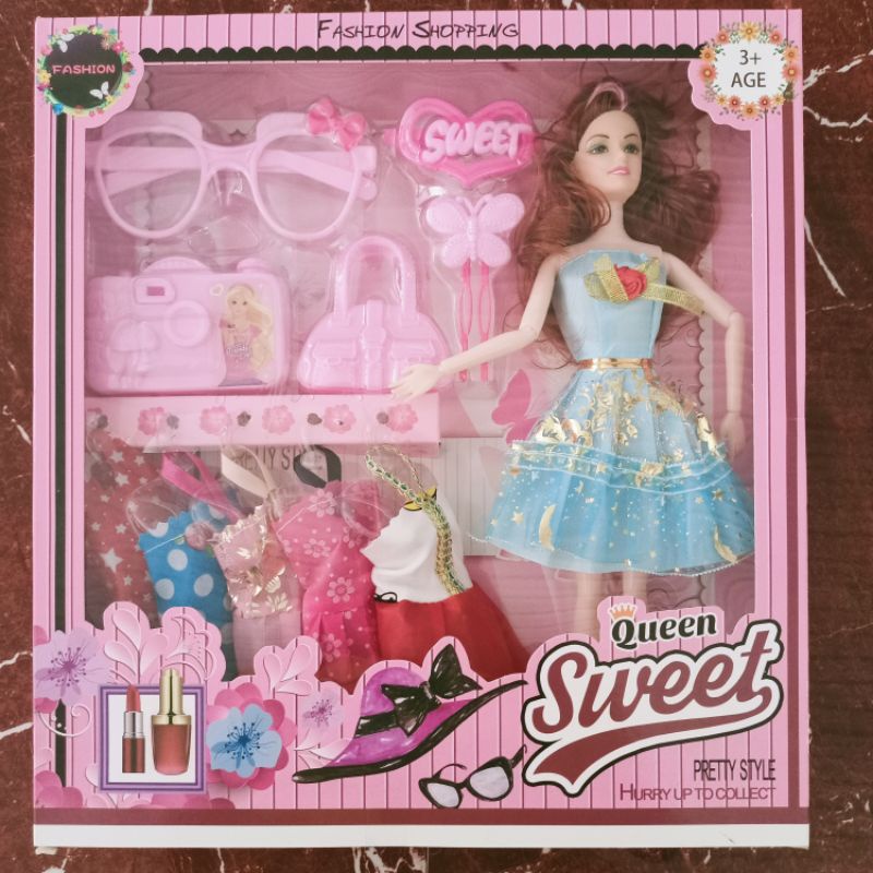 Bộ Đồ Chơi Búp Bê Dễ Thương Cho Bé