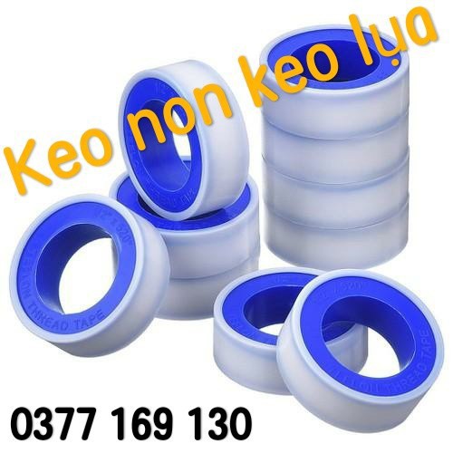 5 cuộn keo lụa vặn ren vòi nước , ren ống cao cấp Cao su non , băng tan - Keo non/keo lụa