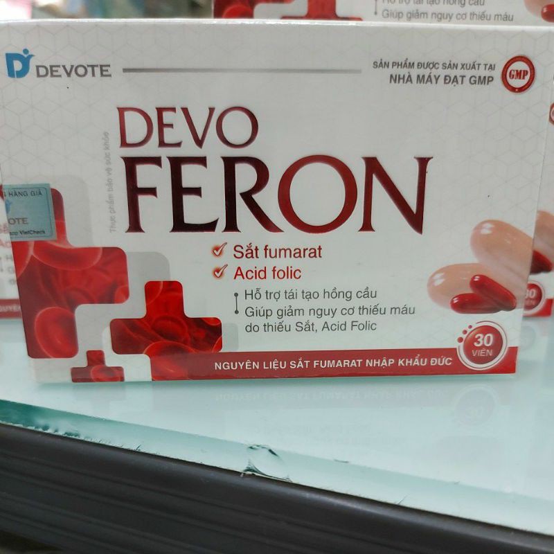 DEVO FERON- BỔ MÁU,nguyên liệu NK Đức