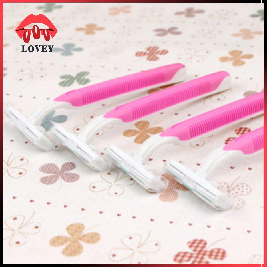 Set 4 dao cạo lông cho vùng da dưới cánh tay 3 lưỡi Razor kèm 1 lưỡi dao thay thế dành cho nữ / nam