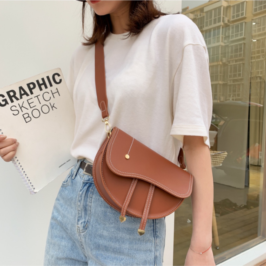 Túi xách nữ đeo chéo đẹp đi chơi da pu cao cấp LA65