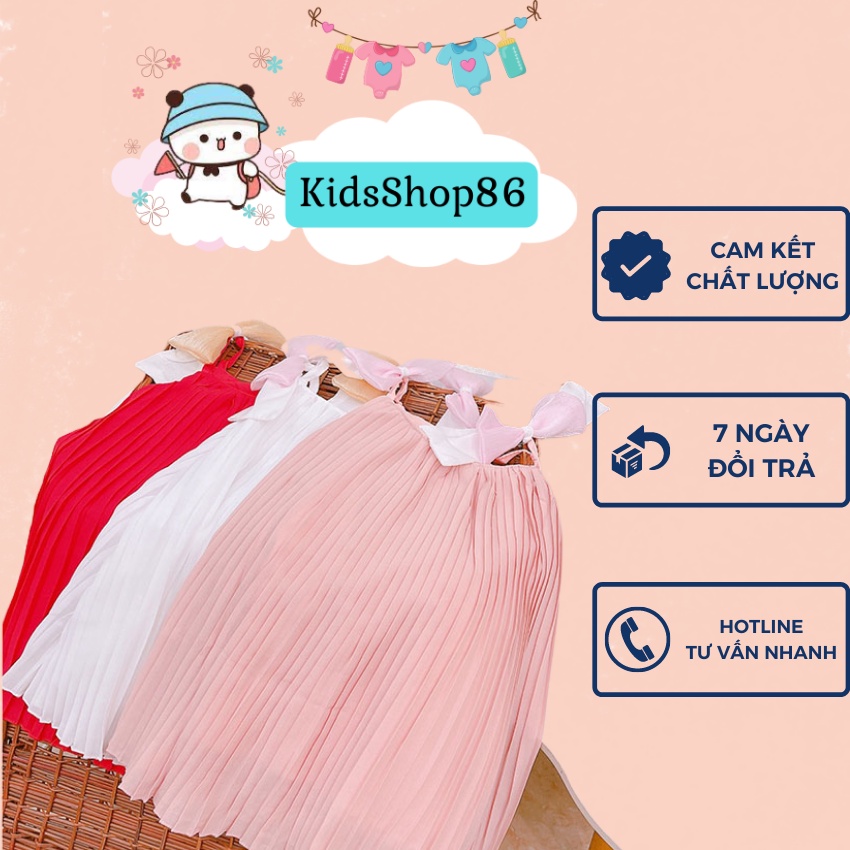 VÁY CHO BÉ GÁI DẬP LY, MỀM NHŨN, MAY TỈ MỈ CÓ LÓT MỀM XINH XỈU CHO NÀNG THƠ CỦA MẸ SIZE 9-21KG [V32]