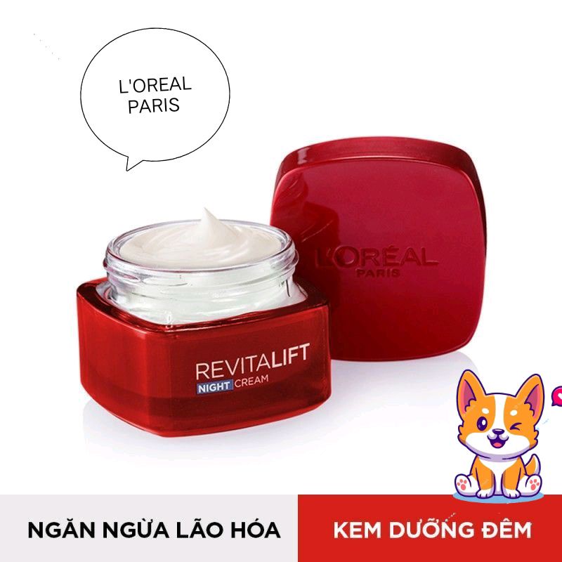 20g✓✓Kem dưỡng trắng da ban Đêm Loreal REVITALIFT