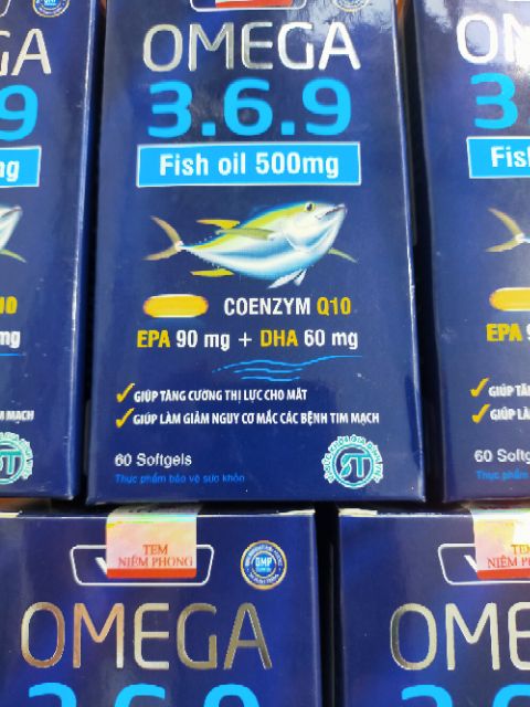 BỔ MẮT OMEGA 3.6.9 lọ 60viên.