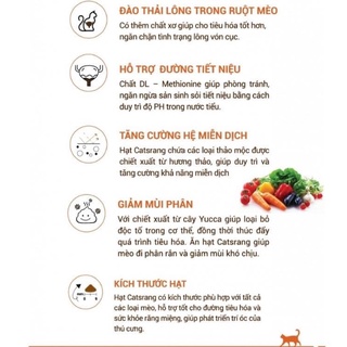 [1KG] HẠT CATSRANG CHO MÈO MỌI LỨA TUỔI 1KG