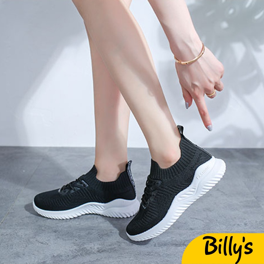 Billy's 2FIT Giày Thể Thao Nữ Cổ Chun kiểu dáng thể thao vải mềm siêu thoáng