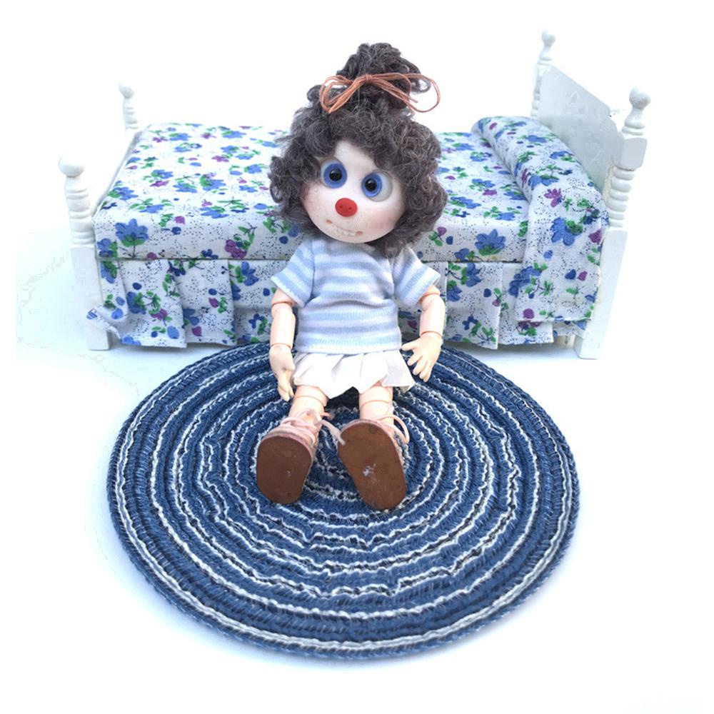 Thảm Mini Lót Sàn Trang Trí Nhà Búp Bê Tỉ Lệ 1: 12