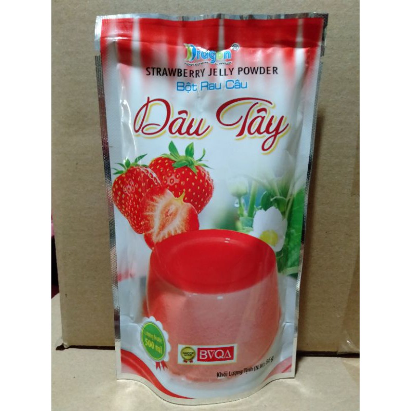 bột rau câu dâu tây 🍓🍓 dragon [86g]