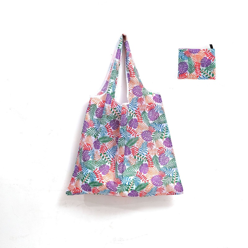 Túi tote phong cách đi mua sắm siêu thị, du lich Chất liệu vải Oxford họa tiết đẹp mắt thời trang KT 40x46cm