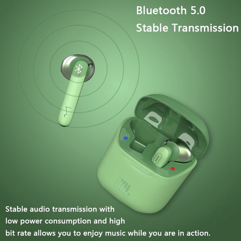 Tai nghe không dây bluetooth cao cấp JBL Tune 220tws công xuất lớn, bát cực căng (BH 24 tháng)