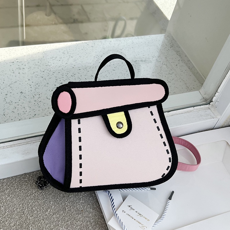 Túi Đeo JASMIN NOIR Chéo Canvas Có Khóa Cho Nữ