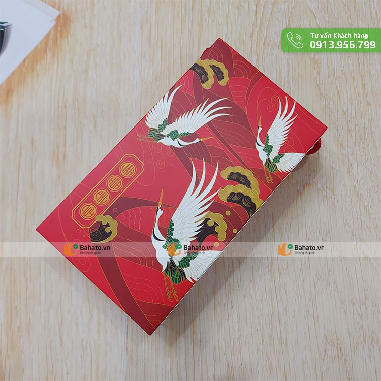 Bộ 10 hộp trung thu 2 bánh 150g - 250g chim hạc