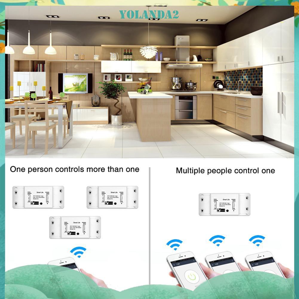 Công tắc điều khiển từ xa thông minh kết nối Wifi tiện lợi dễ sử dụng