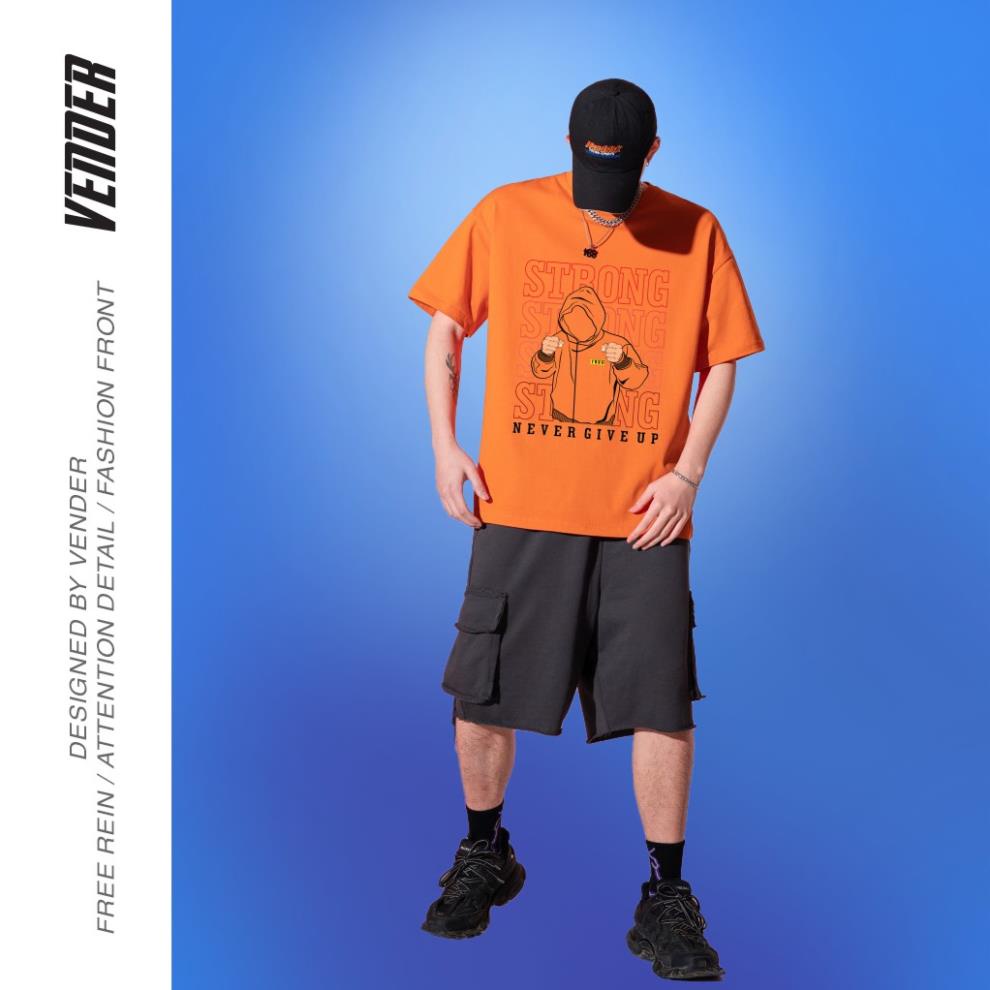 Áo thun STRONG cotton oversize.