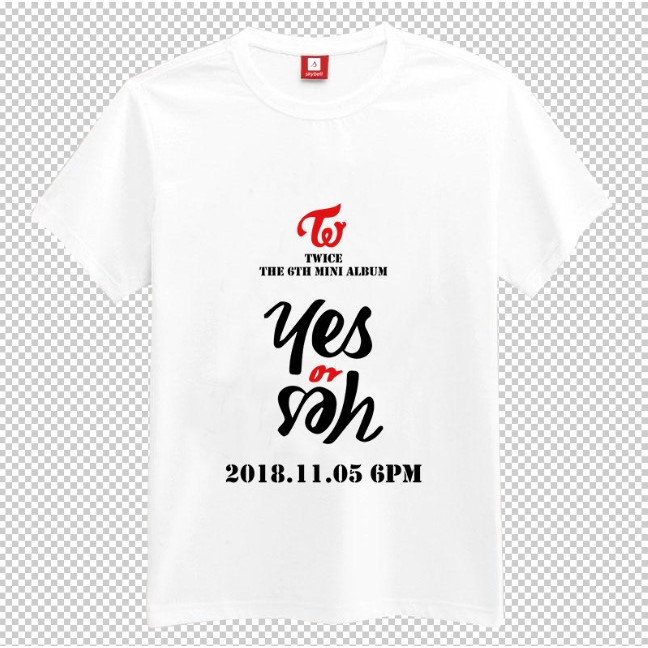 Áo thun Kpop logo TWICE - YES OR YES