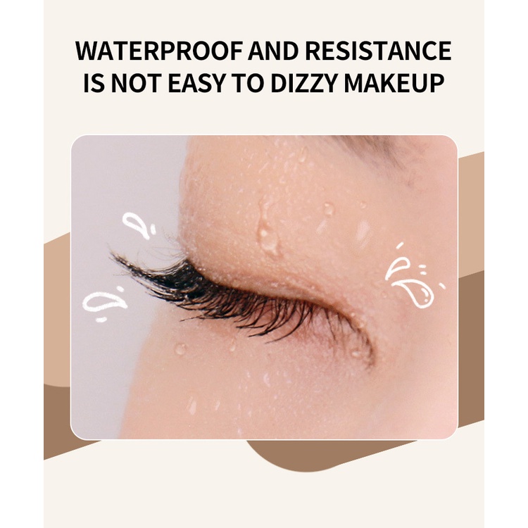 Mascara GECOMO Màu Đen Lâu Trôi Chống Thấm Nước Chuốt Dày Và Cong Mi