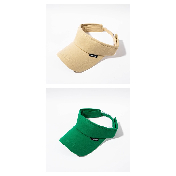 Mũ Lưỡi Trai Hở Chóp Màu Sắc Trơn Phong Cách Hàn Quốc Thời Trang