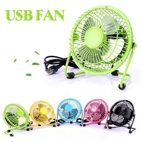 (CAO CẤP) QUẠT MINI LỚN LỒNG SẮT TỐC ĐỘ CAO THỔI BAY CƠN NÓNG
