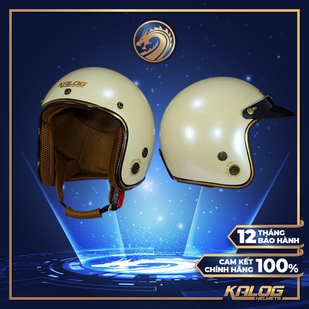 MŨ BẢO HIỂM 3/4 ĐẦU CHÍNH HÃNG - K20 - K 20 - KALOG
