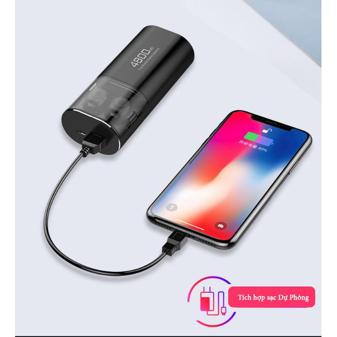 Tai nghe Bluetooth 5.0 S11 TWS Kiêm Sạc Dự Phòng 4800mAh - Chống nước IPX7 - Nghe nhạc lên đến 90h | BigBuy360 - bigbuy360.vn