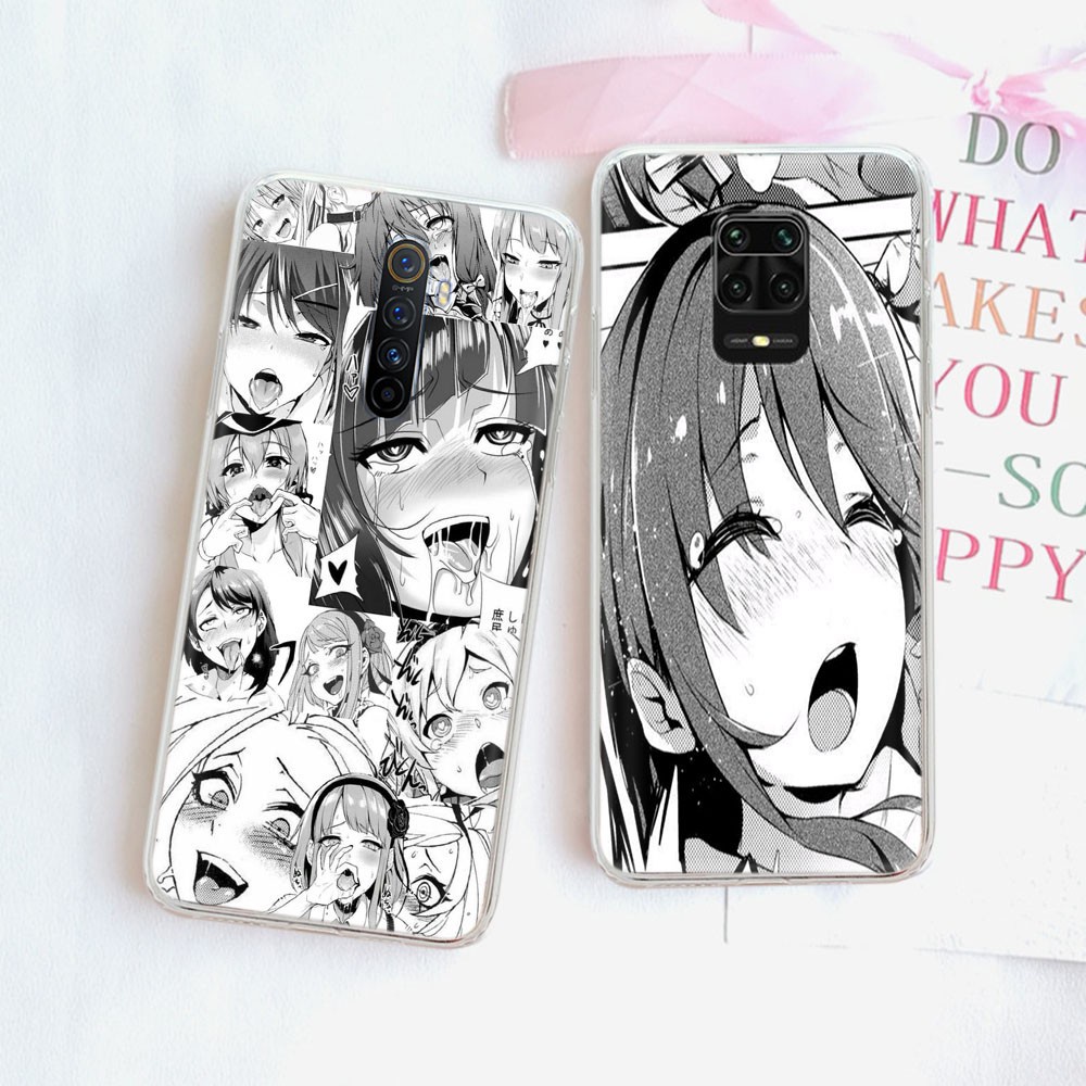 Ốp Điện Thoại Trong Suốt Hình Anime Ahegao Cho Motorola Moto E4 E5 E6 Plus E6S P30 Note Z2 Play Ty49