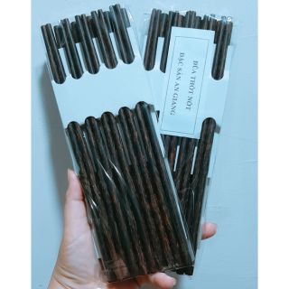 Combo 10 đôi đũa gỗ thốt nốt - đặc sản An Giang  (1 bó)