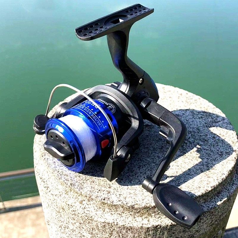 Máy Câu Cá Mini chuyên câu cá tôm, câu cá nhỏ cuốn cước sẵn 80m