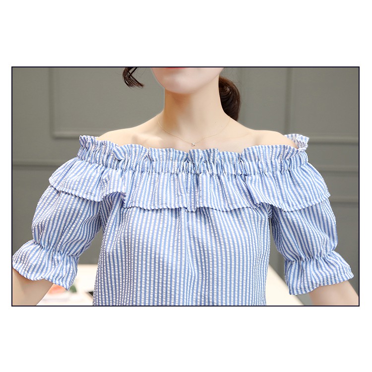 Áo nữ nhún bèo Haint Boutique ale26