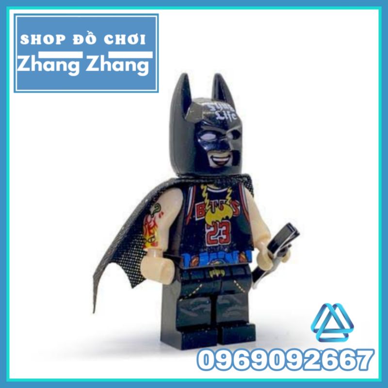 Xếp hình mô hình nhân vật Thug Life trong Batman Hip Hop Minifigures WM482